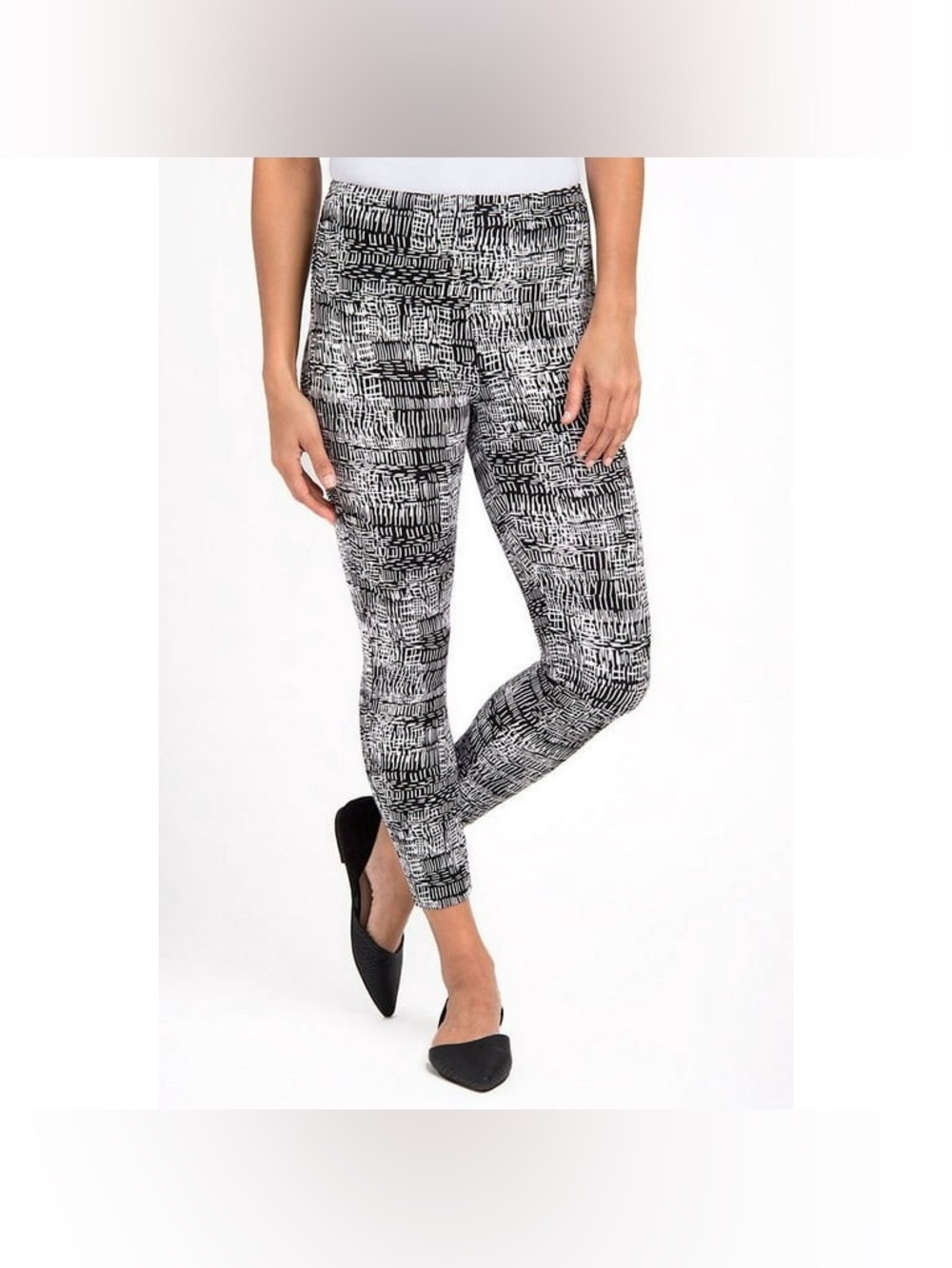 Lysse Leggings High Waist Back Zip Crop Pants Size XL Inseam 27”